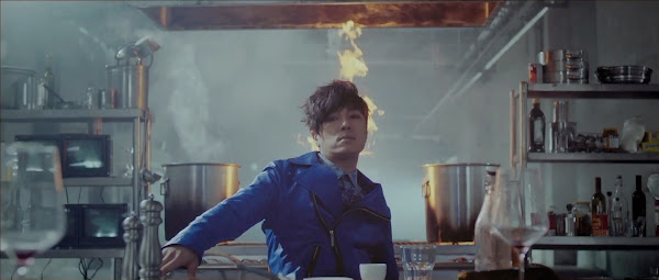 Shinhwa's Dongwan in the Sniper Music Video