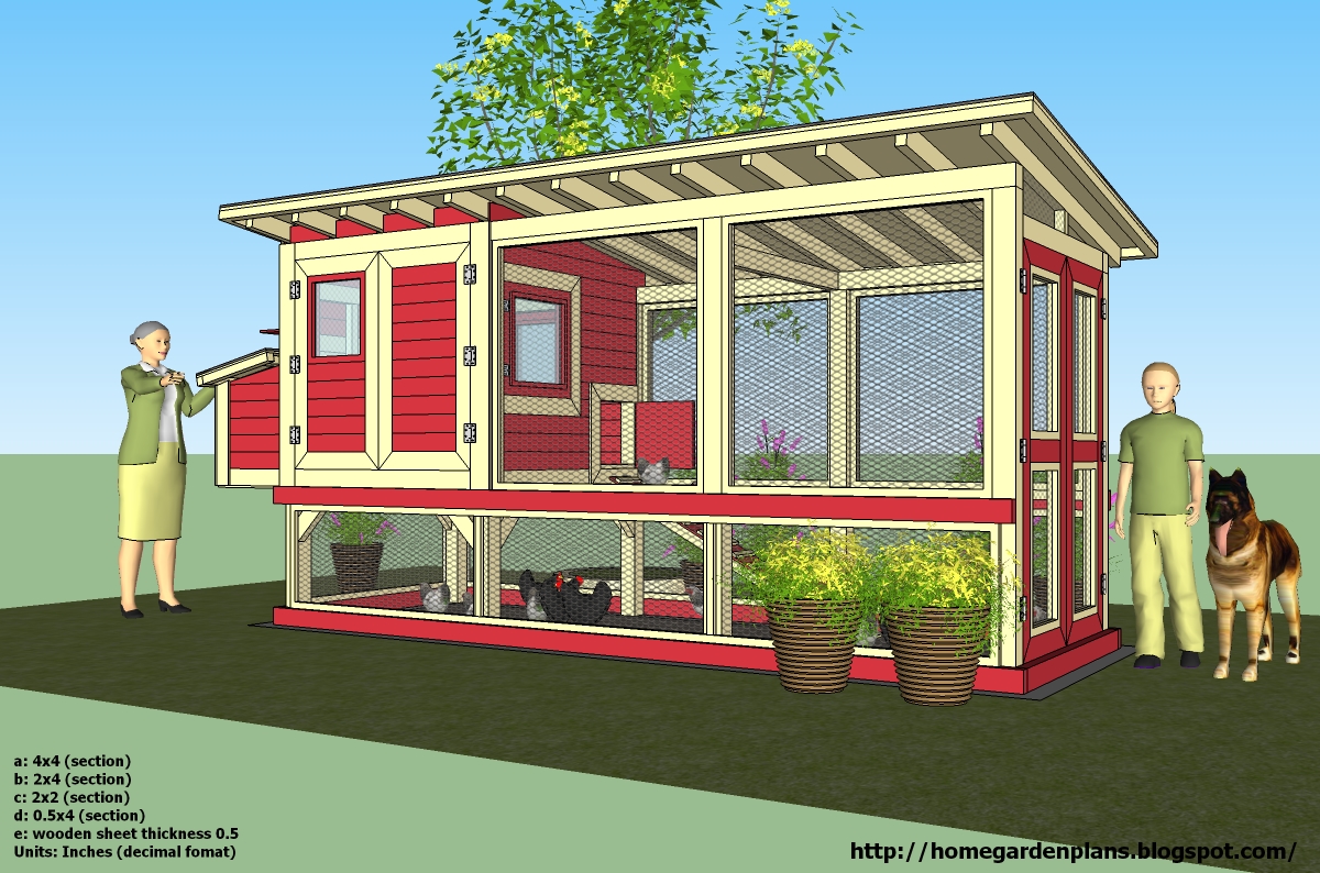 garden plans: M101 - Chicken Coop Plans Construction - Chicken Coop ...