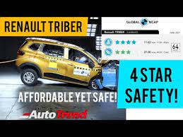 Renault Triber got 4 star safety rating 