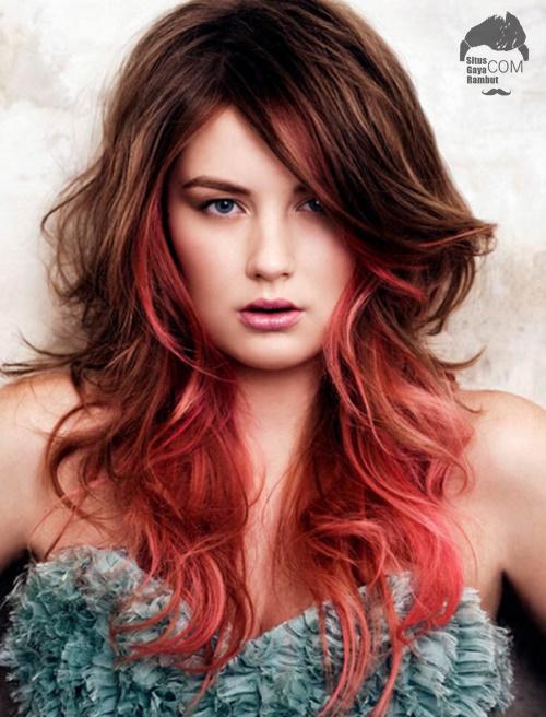 Tips Model Cara Cat Rambut  Ombre  Sendiri Di Rumah