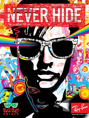 Publicidad anuncios advertisign Never Hide, de Ray Ban