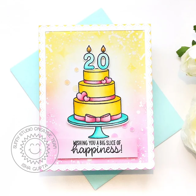 Sunny Studio Stamps: Special Day Birthday Card by Isha Gupta (featuring Fancy Frame Dies)