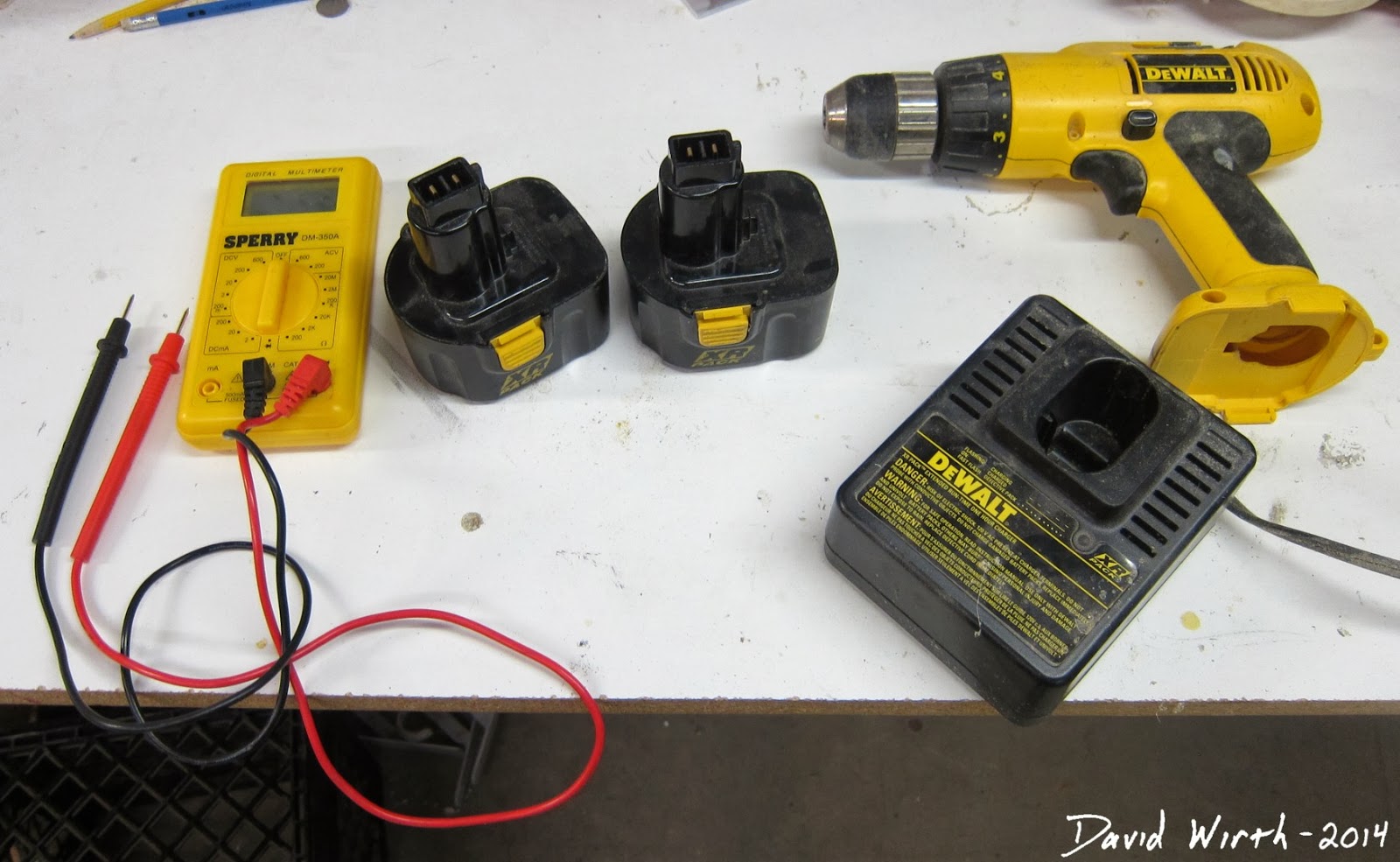 dead drill battery, power tool, ni-cad, nicad, lithium ion, dewalt 
