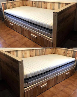 Camas hechas con pallets de madera