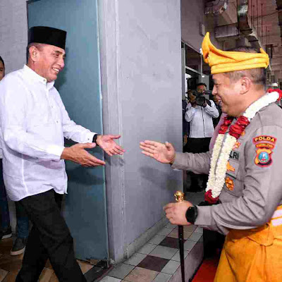 Sambut Kedatangan Kapoldasu, Edy Rahmayadi: Berharap Sinergitas Forkopimda Semakin Meningkat di Sumut