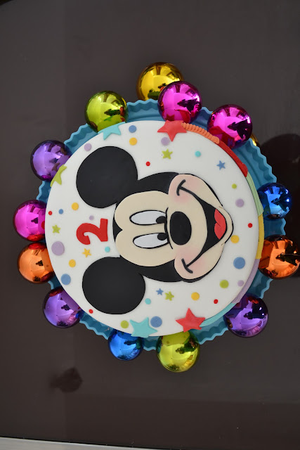 Tarta Mickey Mouse Fondant cumpleaños 