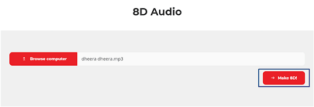 Make 8D audio