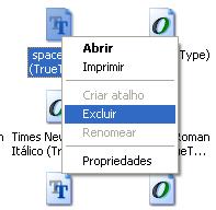 como desinstalar fontes