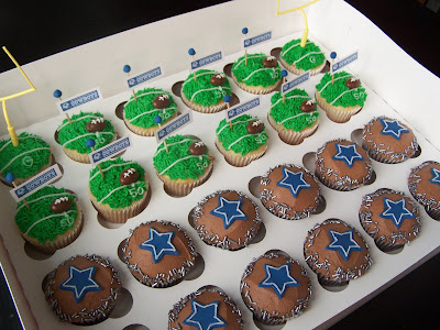 Unique Perfect Football Cupcakes Image