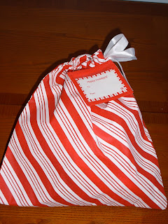 gift wrapped bag