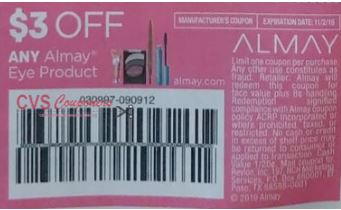  $3.00/1 Almay Eye Product 