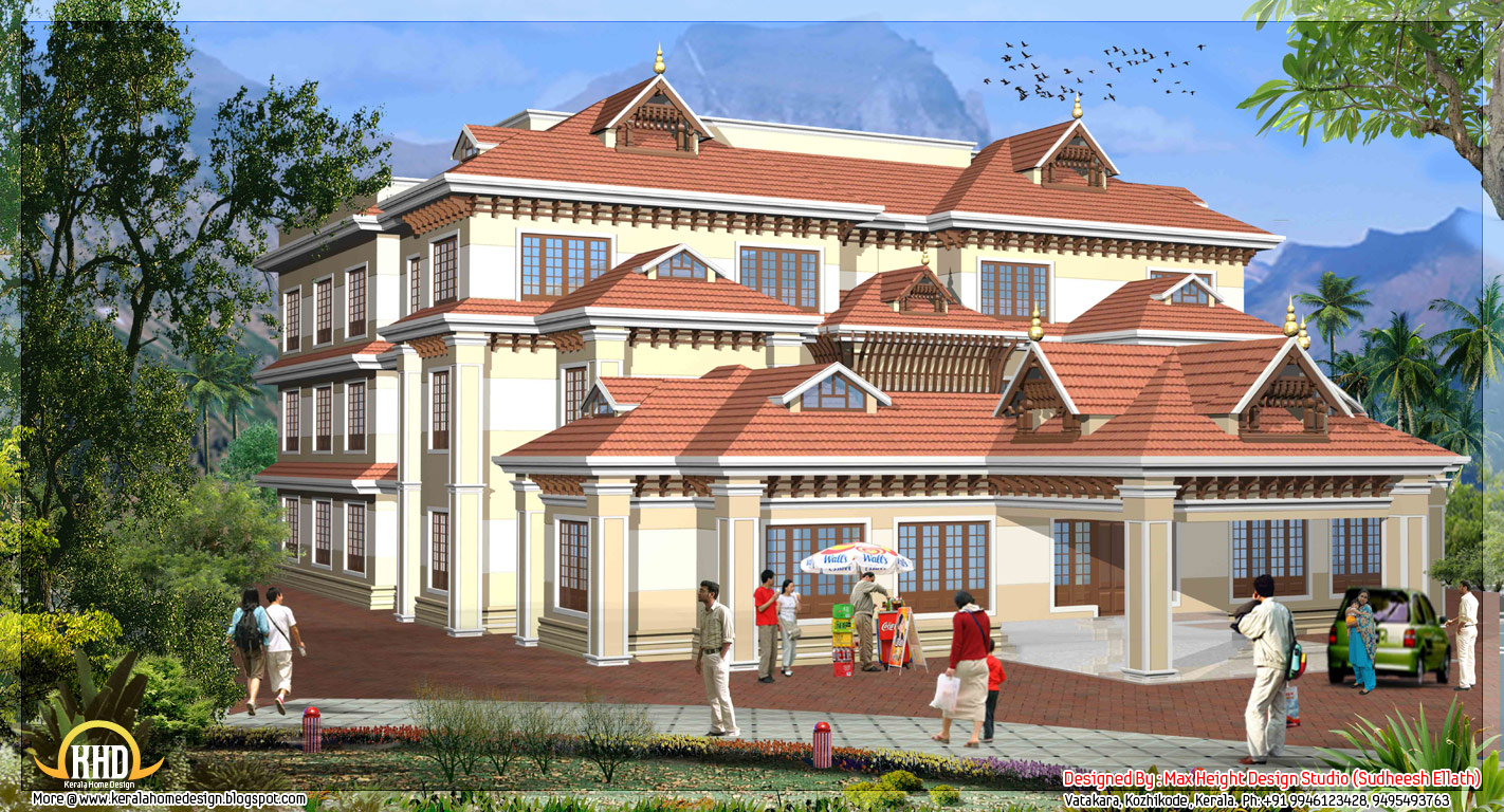 5 Kerala  style house  3D  models Kerala  Home  Design  Kerala  