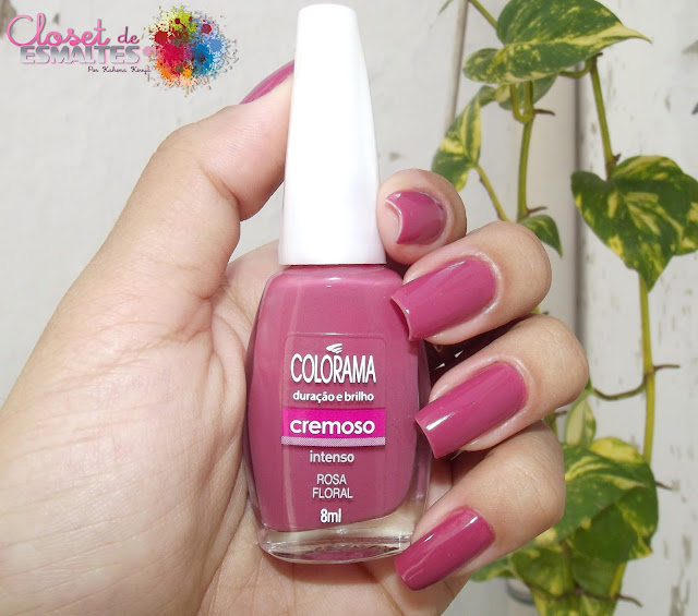 Esmalte: Rosa Floral - Colorama