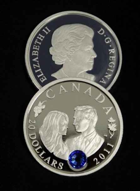 kate middleton coin. William and Kate Middleton