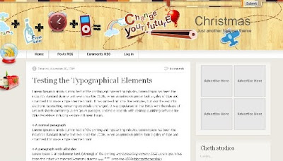 best blogger templates-Christmas V2.0