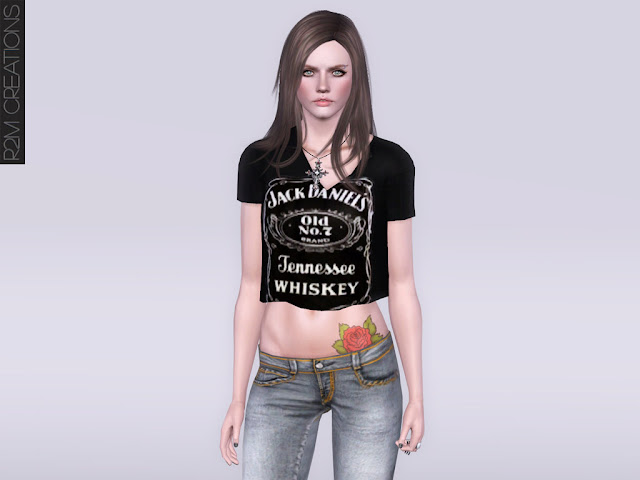 Jack Daniel's shirt for female
