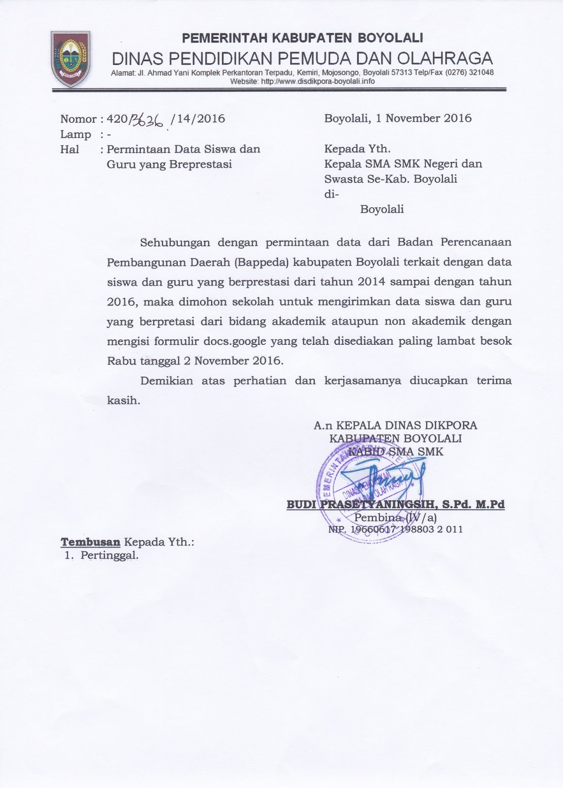 Contoh Surat Penangguhan Dokumen Perjalanan Terhadap