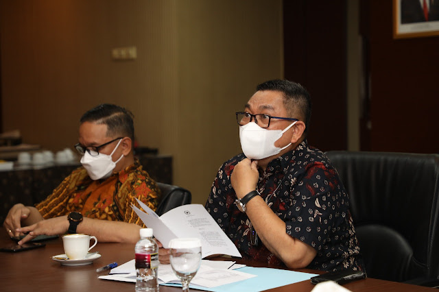 rapat koordinasi dan sosialisasi penyelenggaraan Kawasan Perdagangan Bebas dan Pelabuhan Bebas yang diselenggarakan oleh Kementeriain Koordinator Bidang Kemaritiman dan Investasi Republik Indonesia pada 31 Agustus dan 1 September 2021 dan didikuti secara virtual.