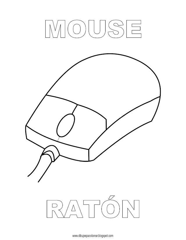 Dibujos Inglés - Español con R: Ratón - Mouse