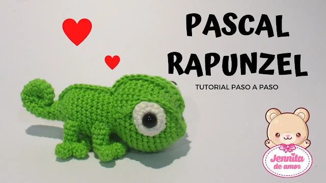 Divertido Camaleón Amigurumi Tejido a Crochet