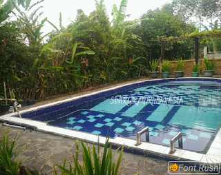 villa bogor sukabumi kolam renang