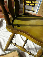 Old Green Chair - Before Sanding