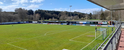 View of The Haughs, home ground of Turriff United