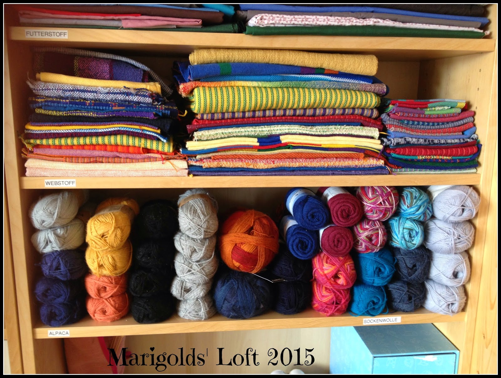 Weaving cloth and knitting yarn
