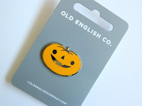 Old English Company- Pumpkin Enamel Pin 