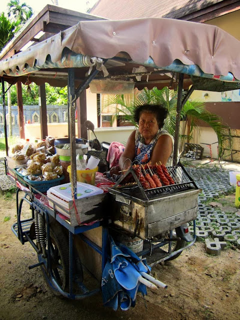 woman food vendor in Thailand