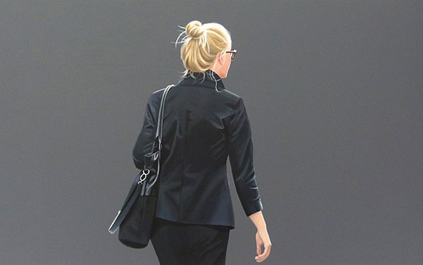 Back Portrait Paintings by Sabine Liebchen