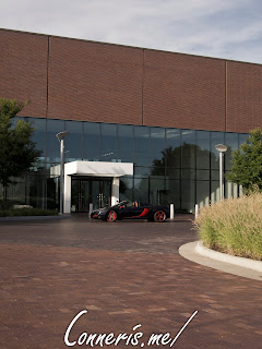 McLaren 12C in front of building wide