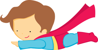 Baby Superheroes Clipart. 