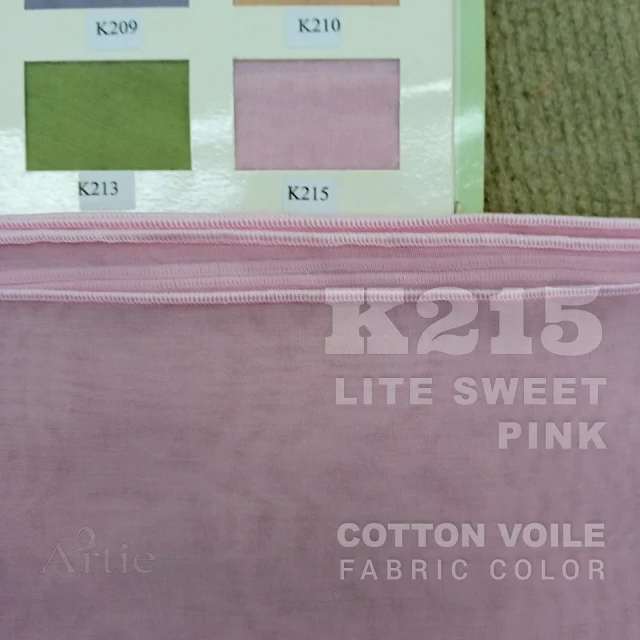 K215 Lite Sweet Pink merah Jambu Pastel Soft
