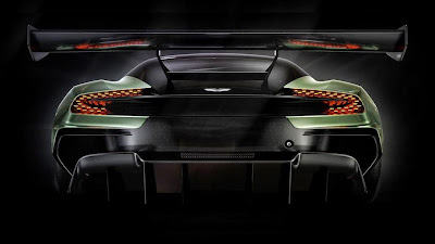 Aston Martin Vulcan Rear Profile