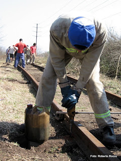 Reposicion de via (Km 46, Marcos Paz)