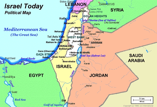 Image result for mapa actual de israel