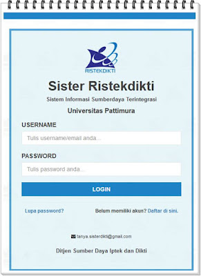 http://sister.unpatti.ac.id/auth/login