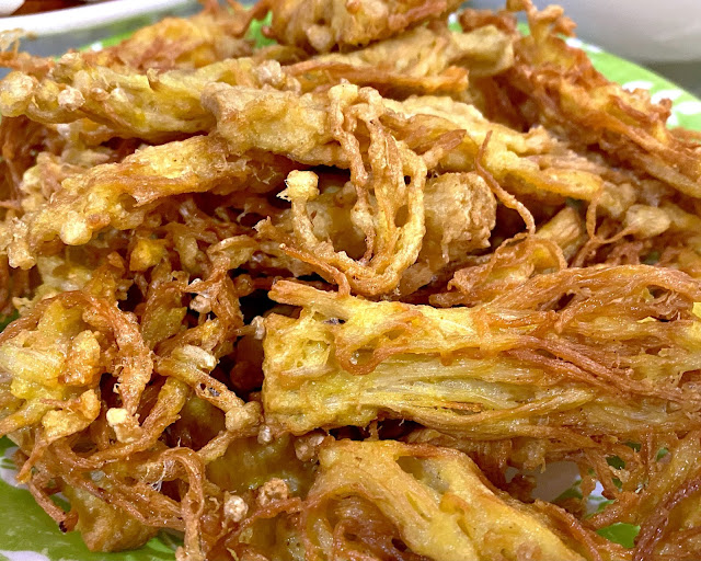 RESIPI MUDAH : CENDAWAN ENOKI GORENG TEPUNG PALING MUDAH DAN SEDAP