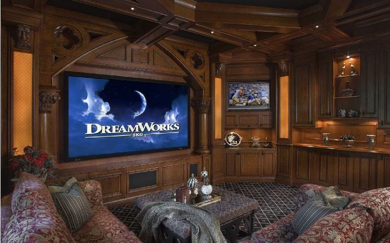 Inspirational ideas for home theatre rooms - Kerala home design and