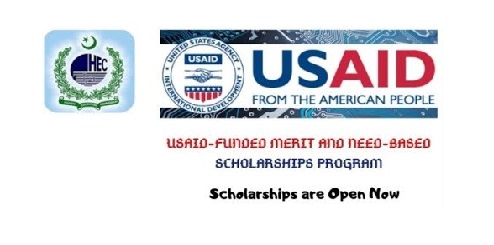 HEC USAID - Funded Merit and Need Based Scholarship 2021- Apply online 