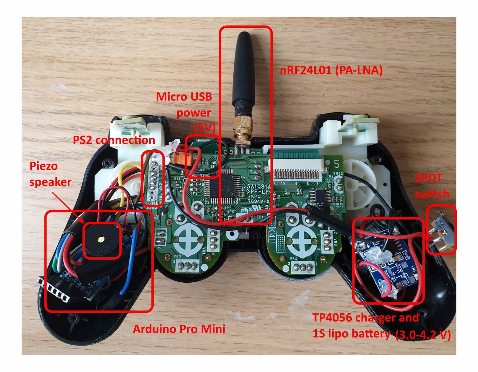 Como fazer um Avião de Controle Remoto com Arduino Controle de Playstation  2 e NRF24L01 - V03 