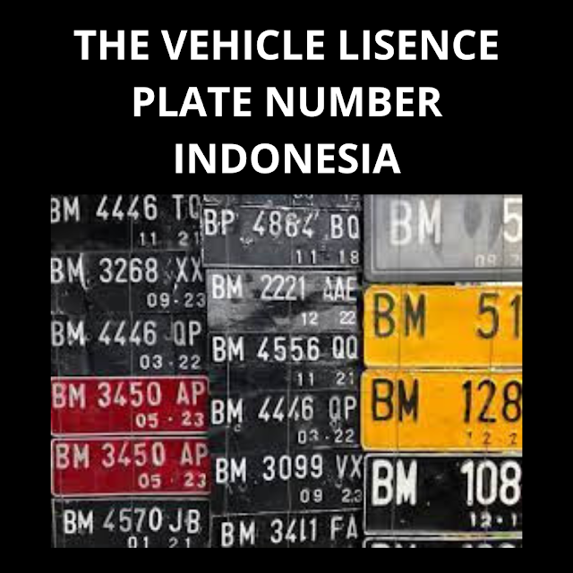 What is The Vehicle Lisence Plate Number Indonesia?