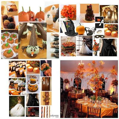 So I have seen a few postings about Halloween theme weddings