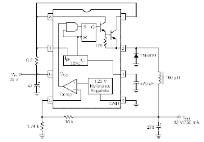 3V to 40 Volt DC Converter Circuit