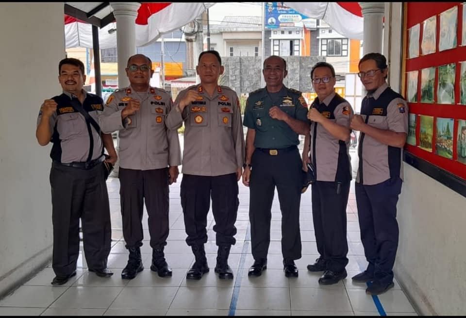 Kapolres dan Wakapolres Tanah Karo Terima Kunjungan Kerja Bankom Garuda Sumut 