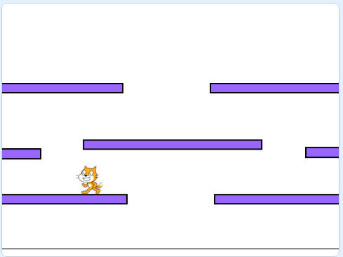 マリオ風アクションゲーム ２ ステージを作る 水色のパンダ団日記