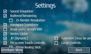 Setting Emualtor PSP Android