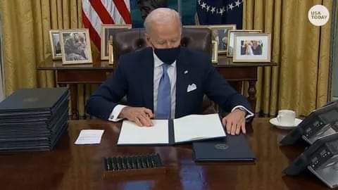  BIDEN CANCELS TRUMP’S ENTRY BAN ON CITIZENS FROM NIGERIA, OTHERS