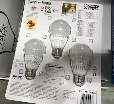 Costco 906191 - Be more efficient with the Feit Electric 40 Watt LED Dimmable Replacement Bulbs